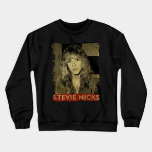 TEXTURE ART- Stevie Nicks - RETRO STYLE 2 Crewneck Sweatshirt